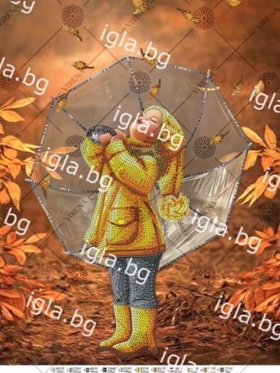 Kомплект за бродиране с мъниста А3H_388